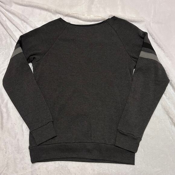 Women’s North and Acrux Gray Lancers Long sleeve Pullover Sweatshirt Size Small - Picture 2 of 5